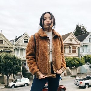 Teddy Coat Faux Shearling Jacket